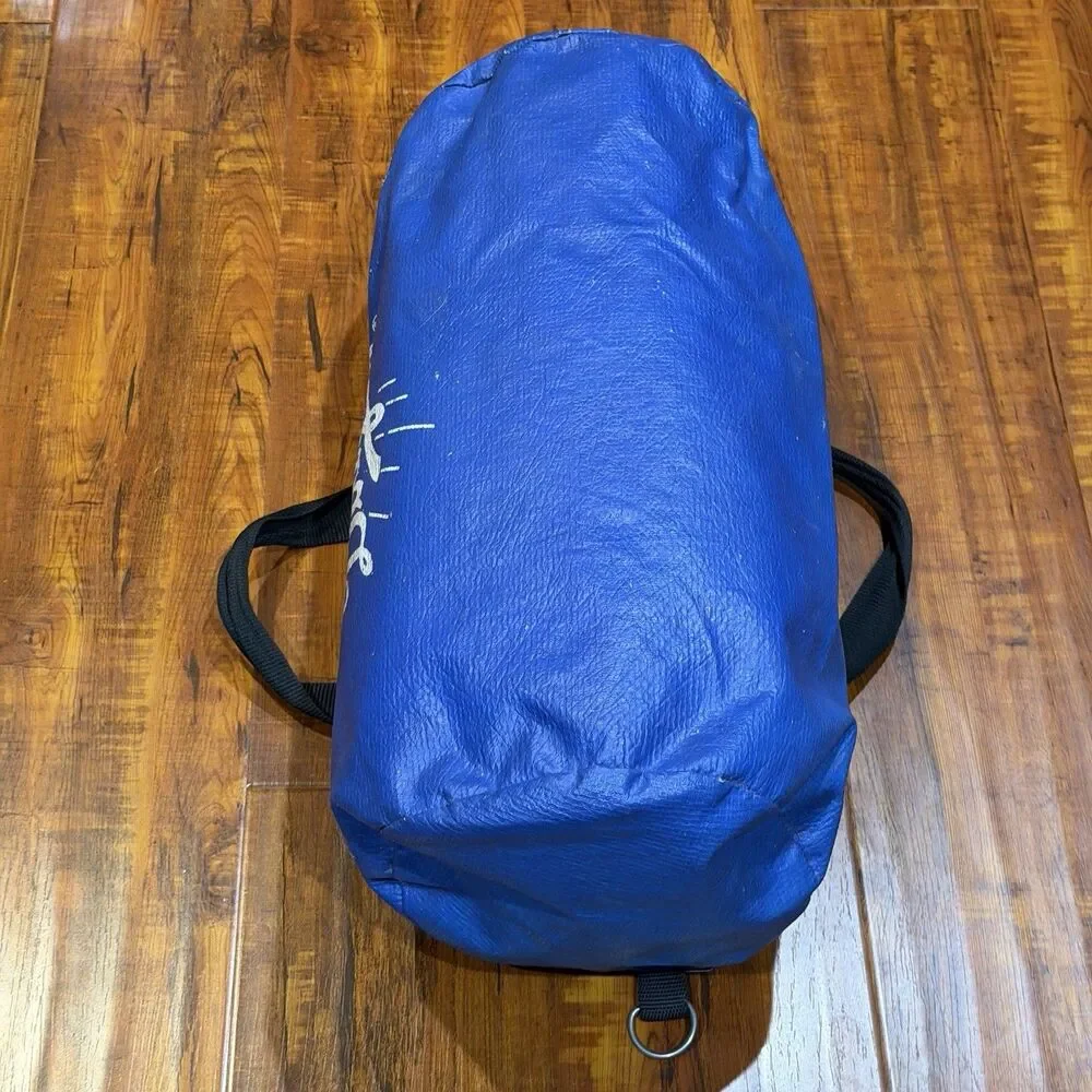 Rare Vintage 1980’s Dodgers Baseball Vinyl Barrel Zip-Up Duffel Bag